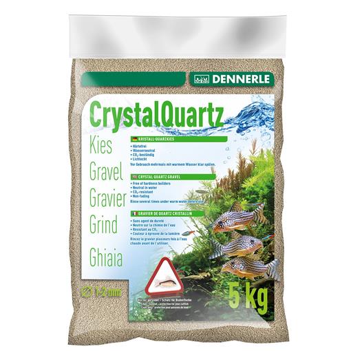 Грунт Dennerle Crystal Quartz Gravel, природный белый, 5кг