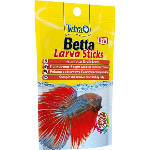 Корм для рыб Tetra Betta Larva Sticks 5г пакет плавающие палочки