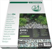 Грунт природный Dennerle Plantahunter RiveR L 8-12мм (серый), 5кг